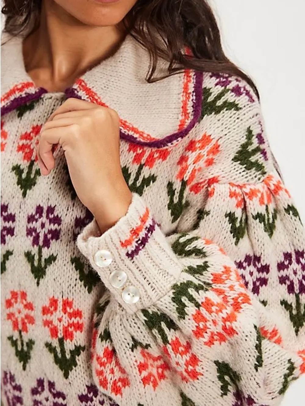 Free People Frills Softspun Sweater - Picture 3 of 3
